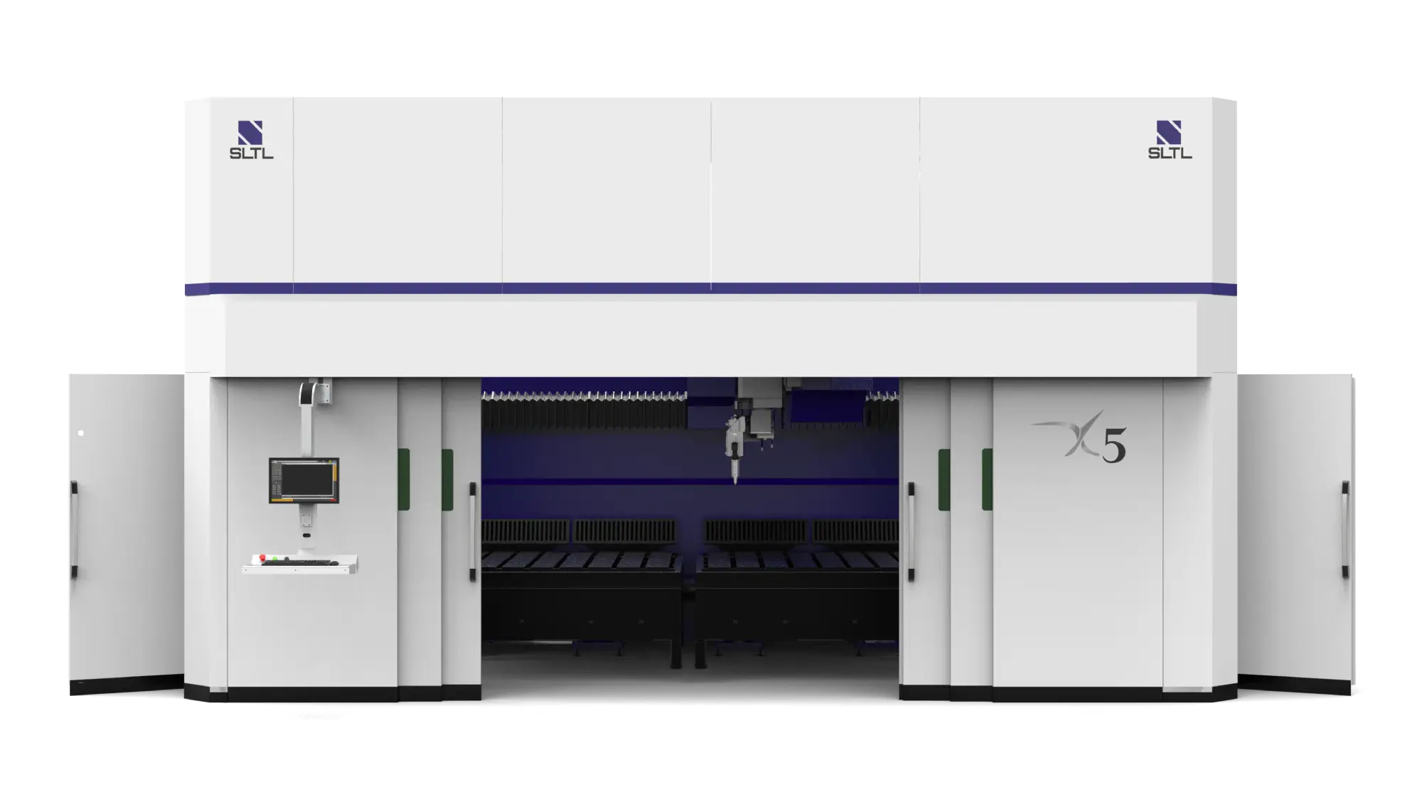5 Axis 3D Fiber Laser Cutting Machine - Front