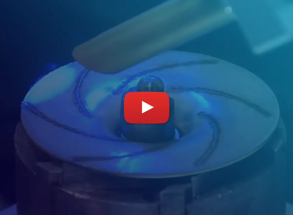Impeller welding with SLTL’s Fibo Weld Robotic Automation