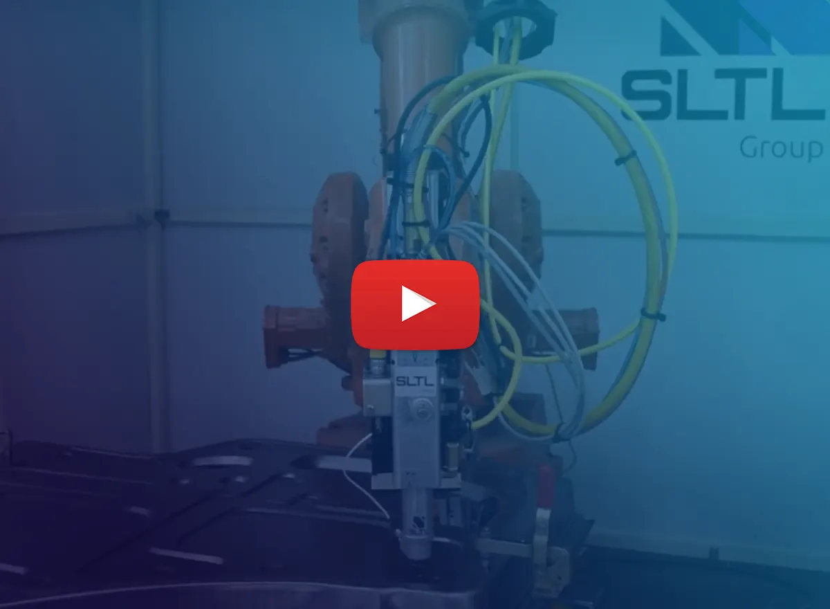Robotic Cutting on Automobile Part SLTL FiboCell