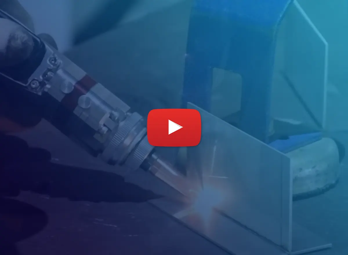 Strong Tee joint with SLTL Hertz Handheld Laser Welding Machine