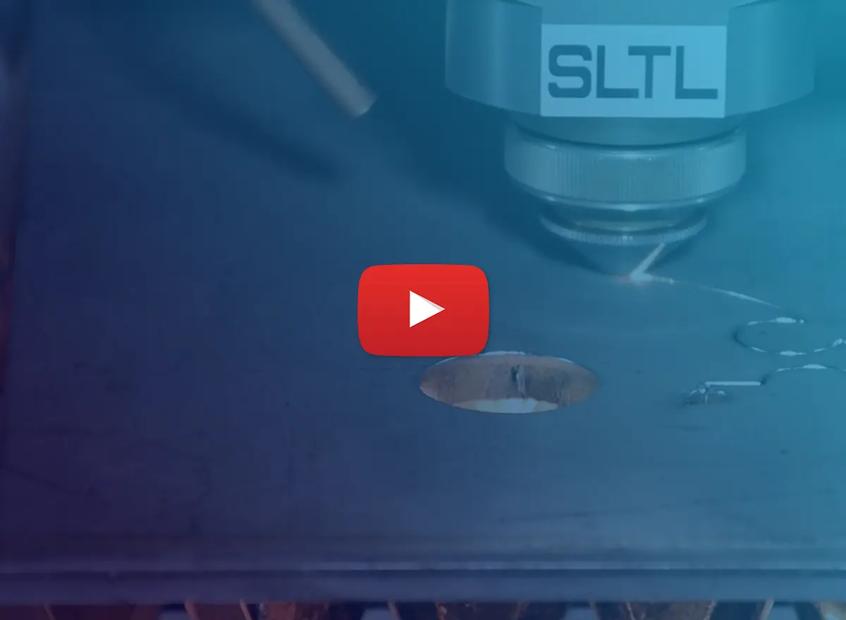 Fiber laser cutting machine on SS 8mm