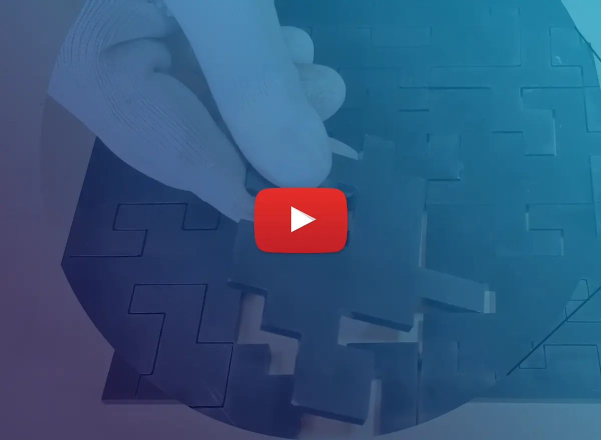 Jigsaw Puzzle cutting | Fiber Laser cutting machine