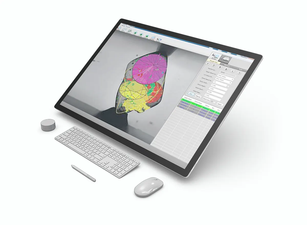 Precise Inclusion position detection with optical depth
