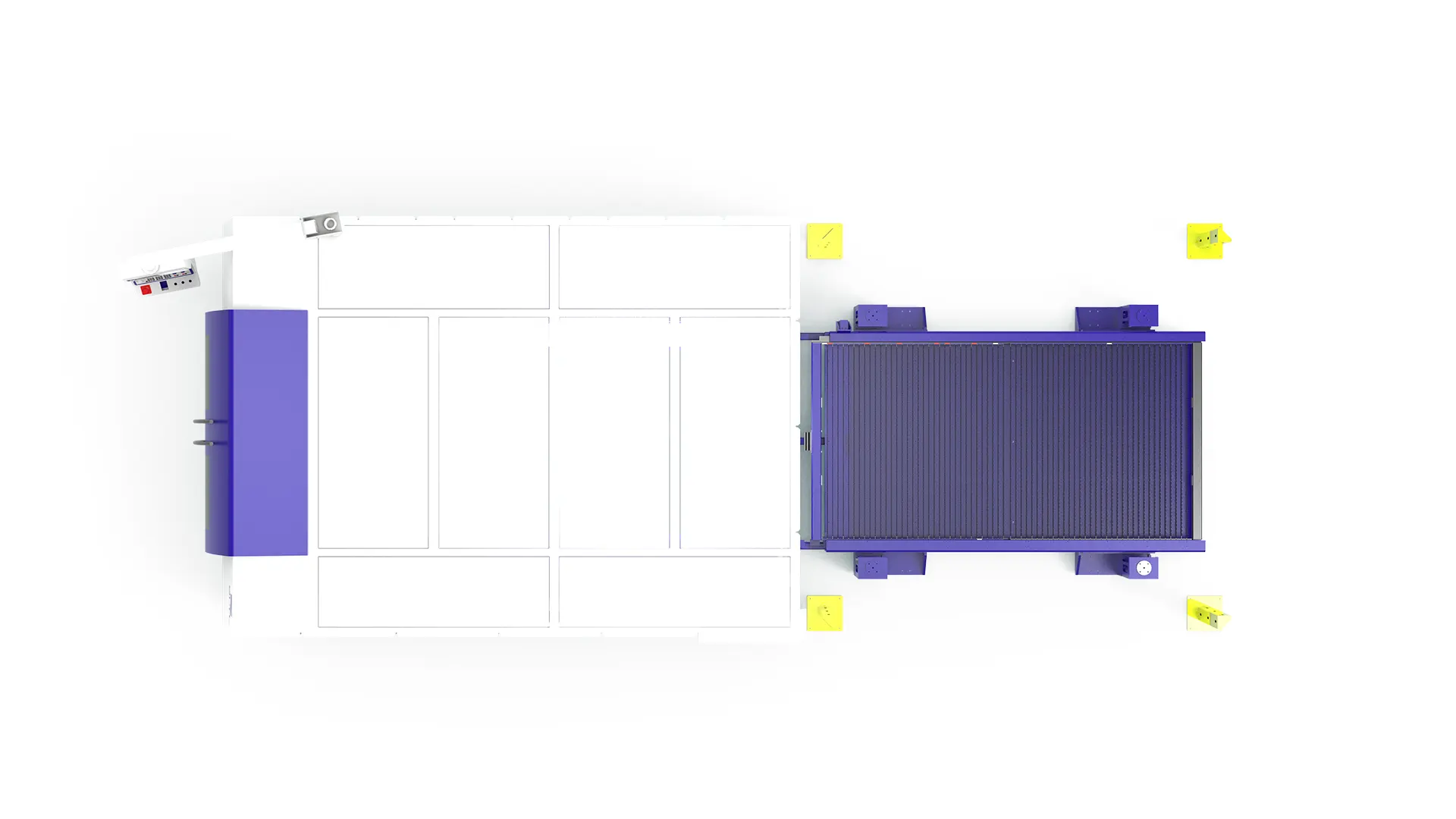 Future X (6.5X2.5) Dual Pallet with Full Enclosure - Top