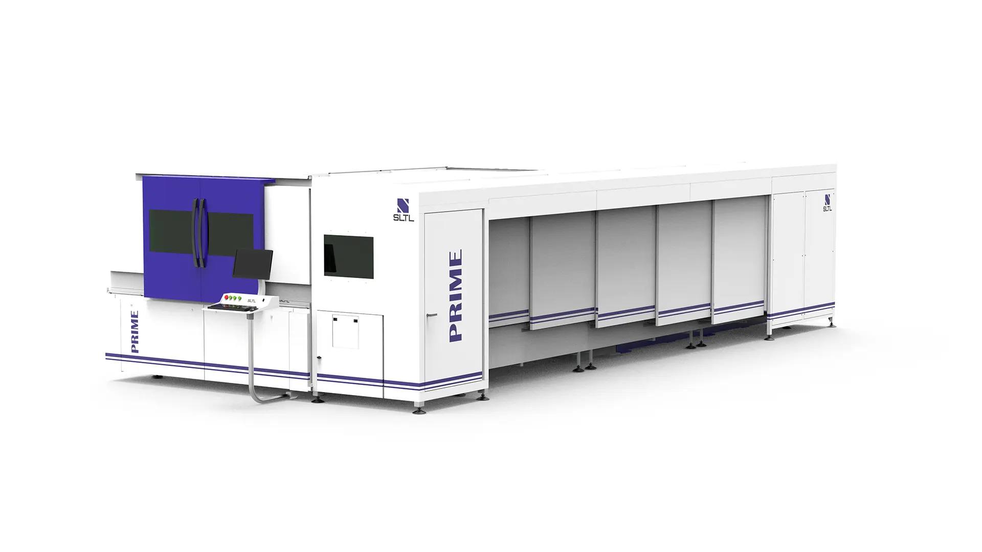 Prime - Dual pallet with full enclosure with rotary attachment 