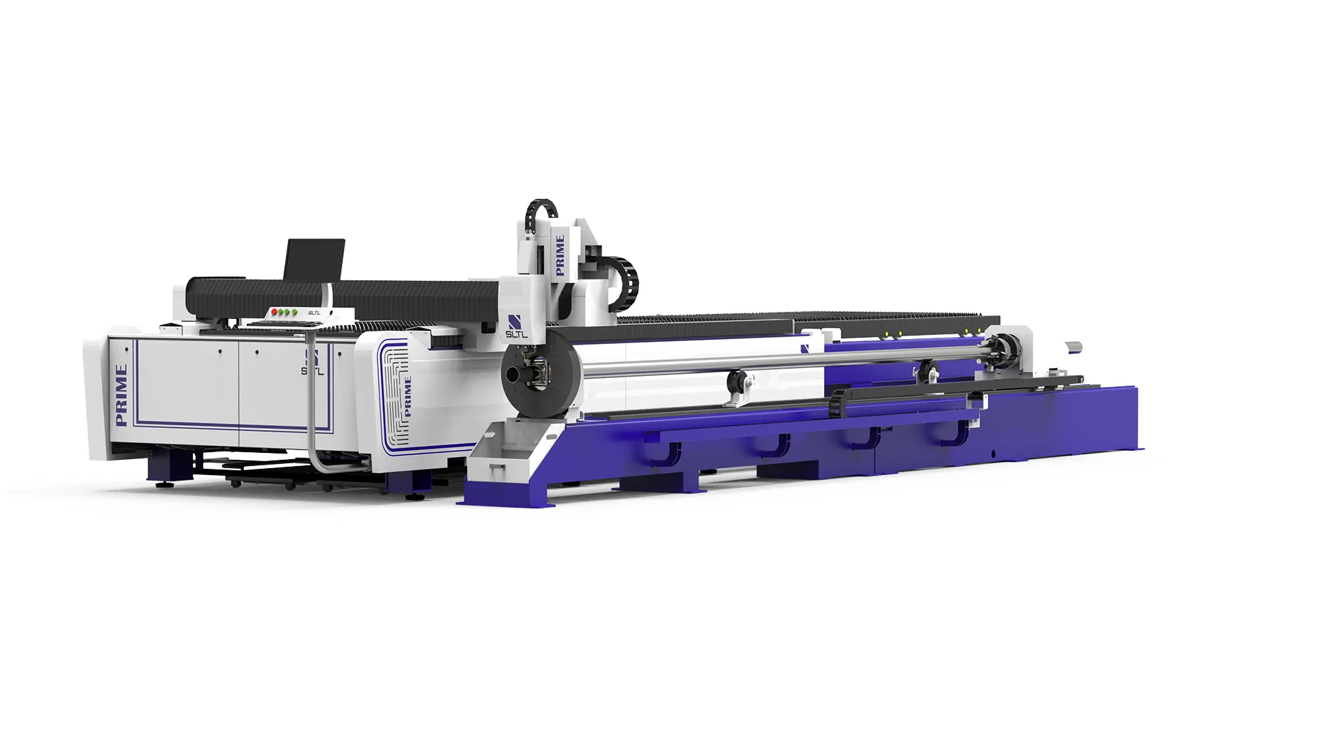 Dual pallet with half enclosure with rotary attachment [6 m]